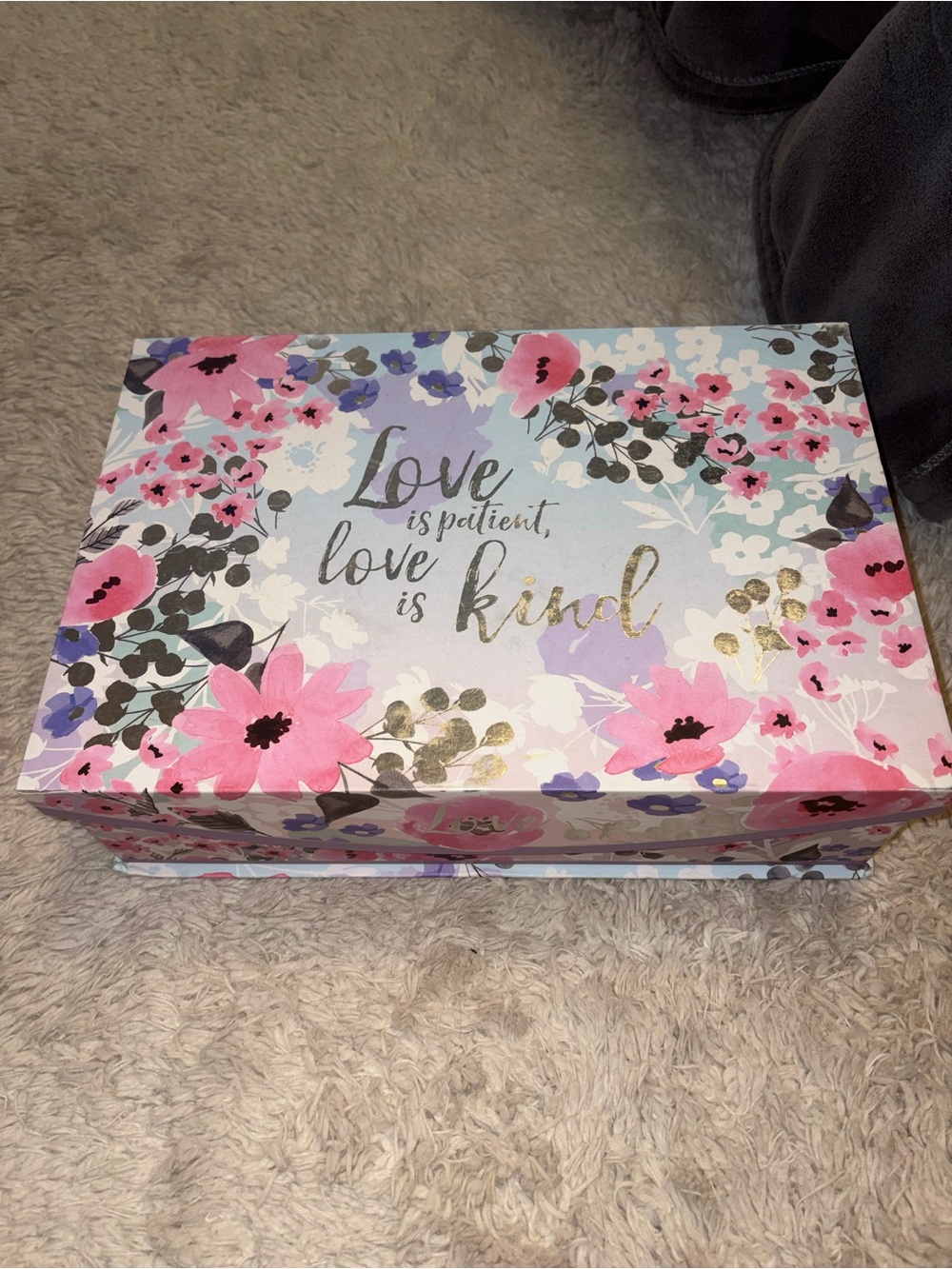 Storage Box - Pink & Purple